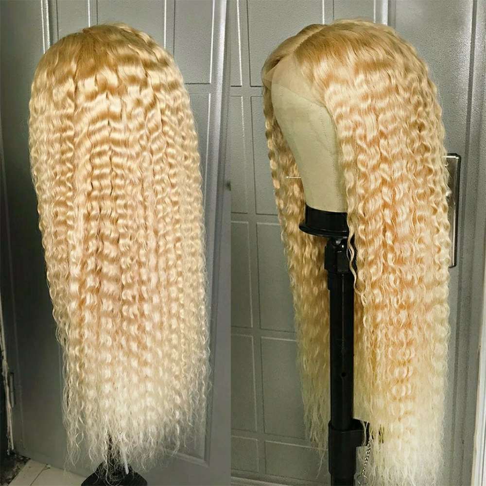 Brazilian T Middle Part 613 Blonde Lace Front Wig